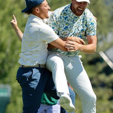 The weekend that was in Mahomes and Kelce golf .